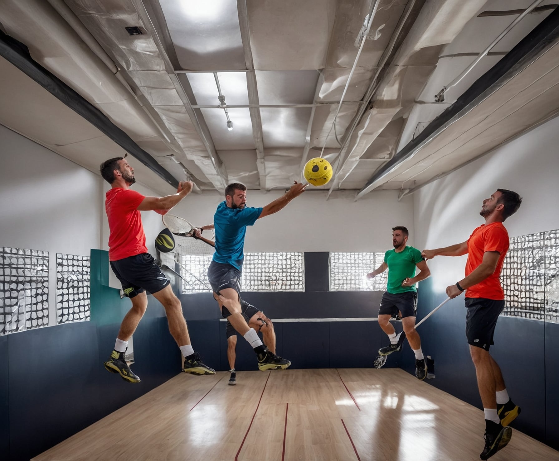 Imágenes de productos y equipos de pádel innovadores