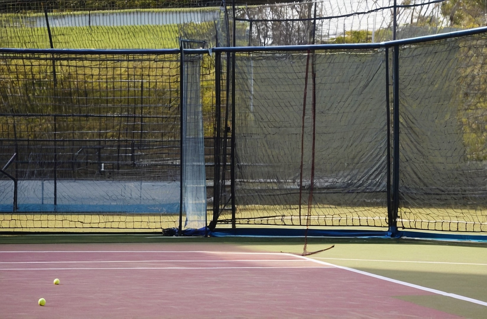 Cancha equipada para pádel
